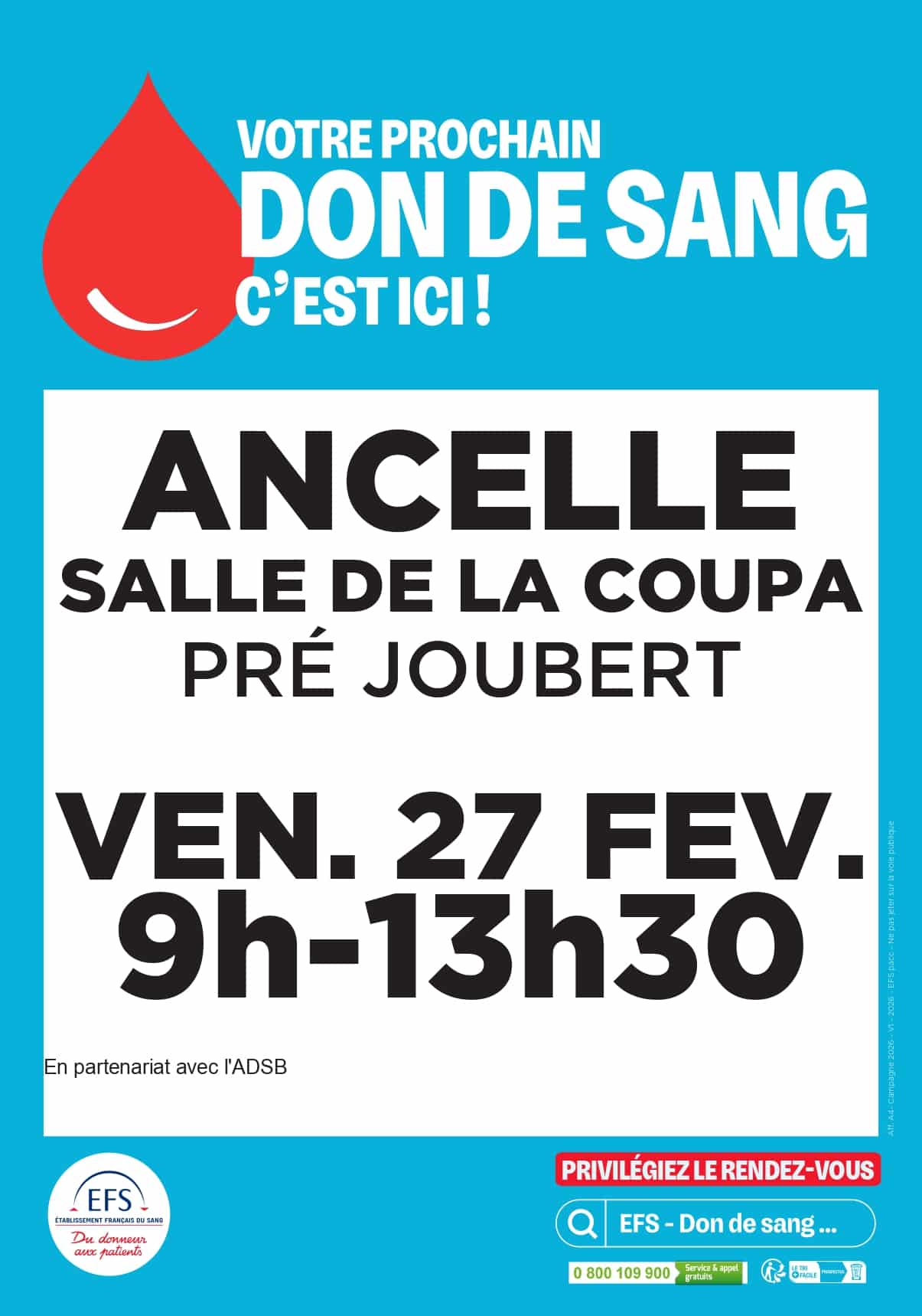 Don de sang à Ancelle Ancelle Mairie Champsaur Valgaudemar Hautes Alpes Ancelle Station