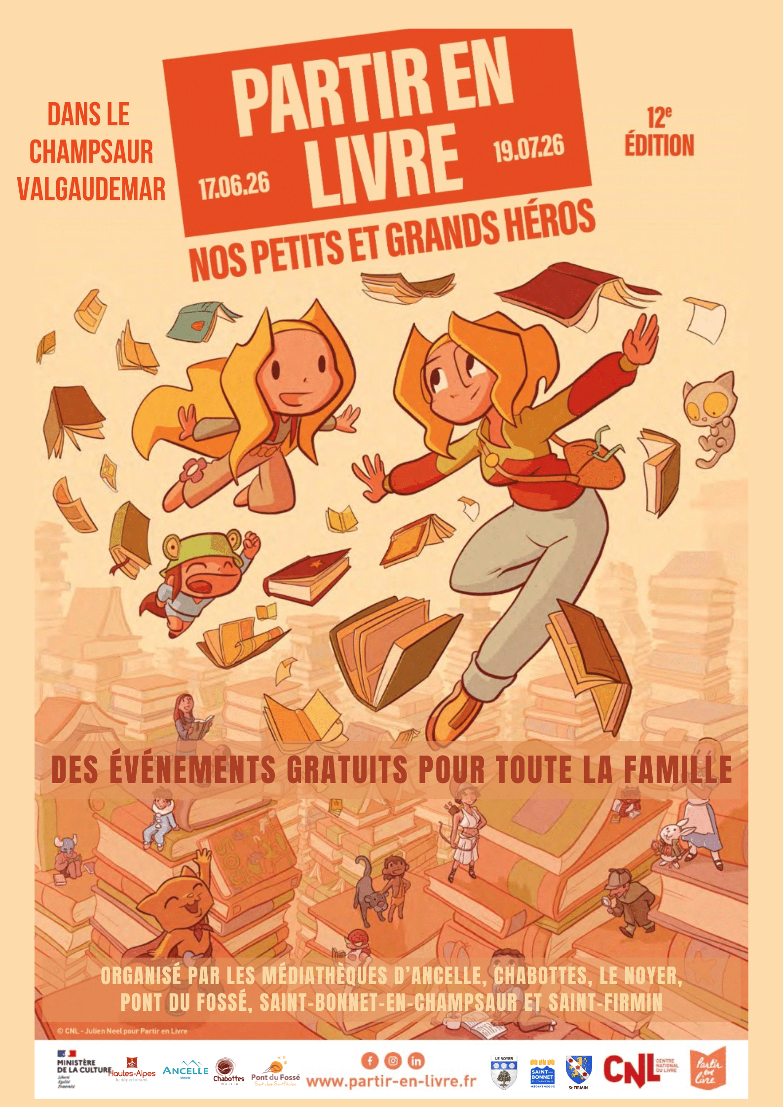 FESTIVAL PARTIR EN LIVRE 2026_Saint-Bonnet-en-Champsaur Ancelle Mairie Champsaur Valgaudemar Hautes Alpes Ancelle Station