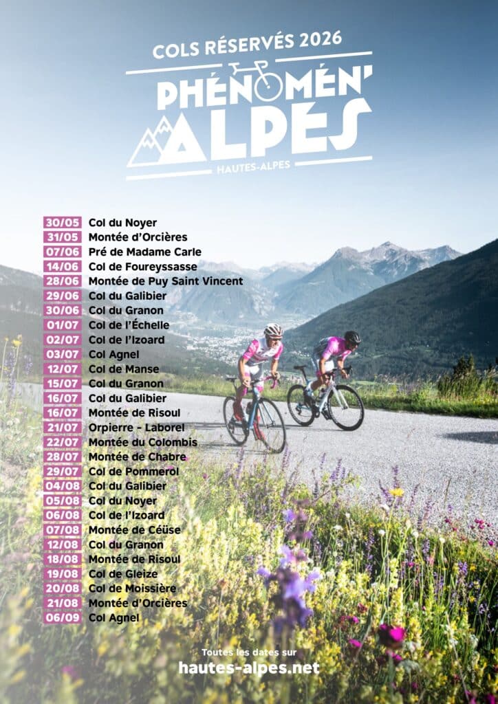 Cols réservés 2026 : Col de Moissière_Ancelle Ancelle Mairie Champsaur Valgaudemar Hautes Alpes Ancelle Station