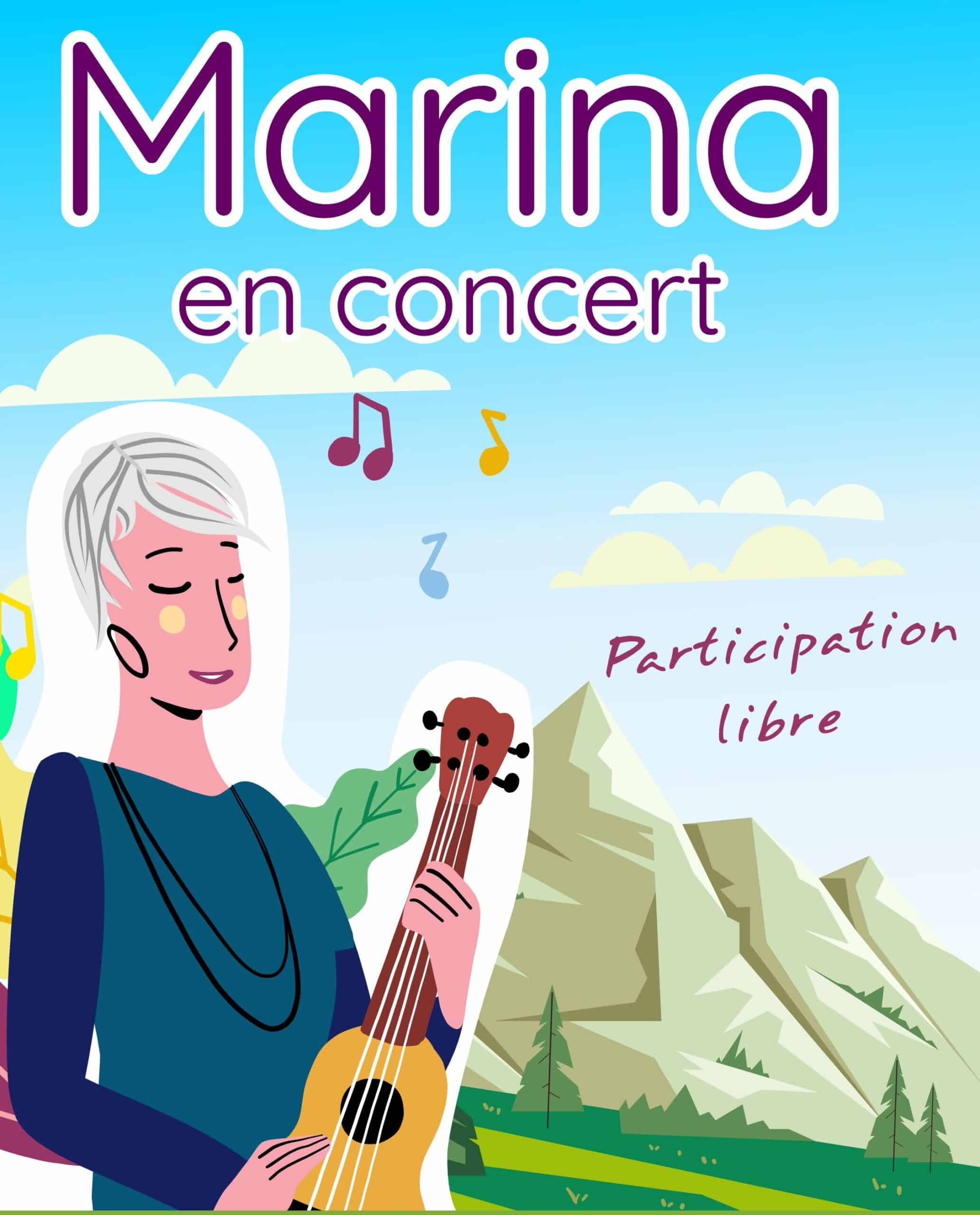 Concert de Marina à Ancelle Ancelle Mairie Champsaur Valgaudemar Hautes Alpes Ancelle Station