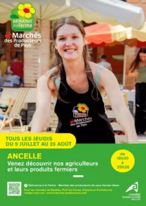 Marché des producteurs de pays_Ancelle Ancelle Mairie Champsaur Valgaudemar Hautes Alpes Ancelle Station