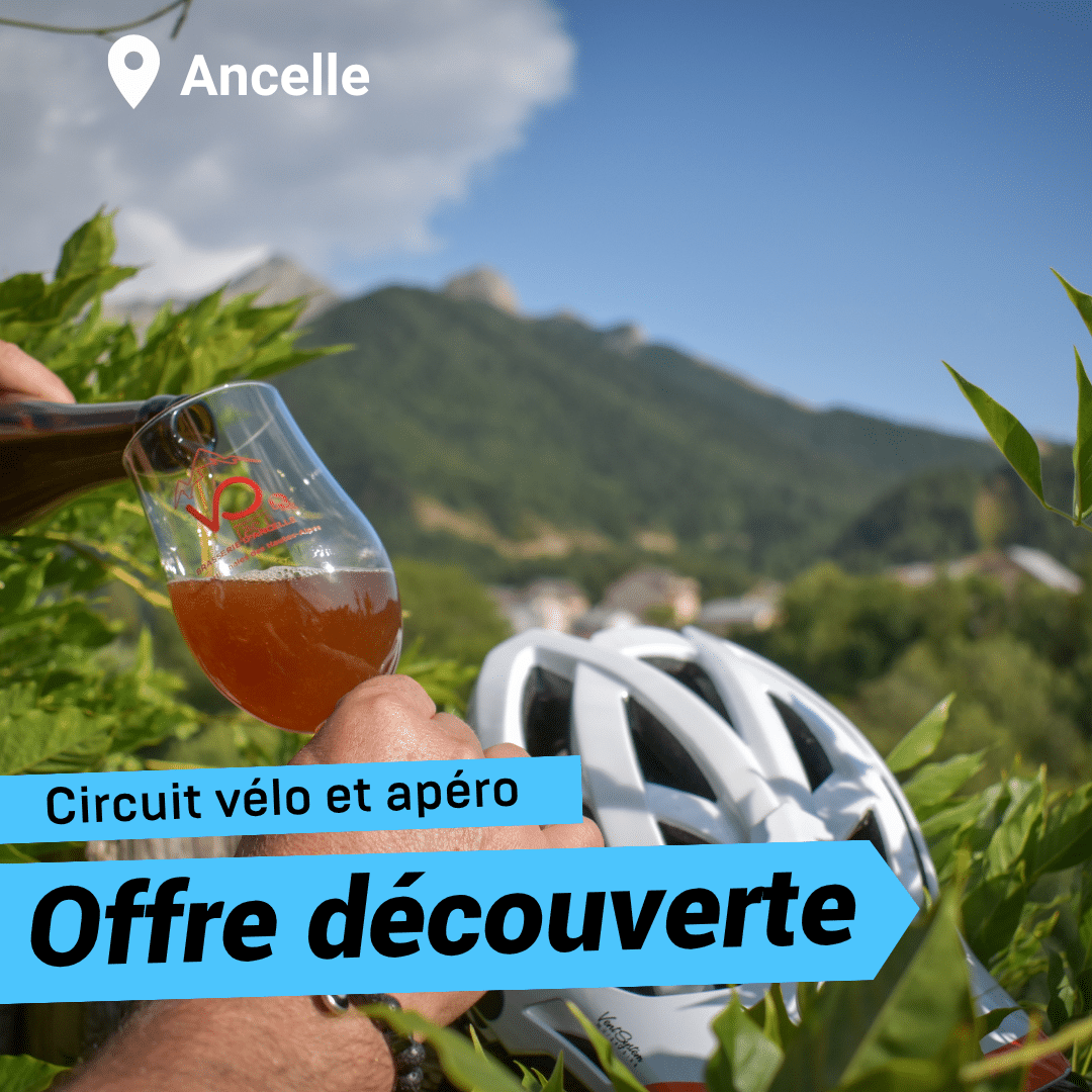 Offre découverte : Circuit vélo et apéro à Ancelle !_Ancelle Ancelle Mairie Champsaur Valgaudemar Hautes Alpes Ancelle Station