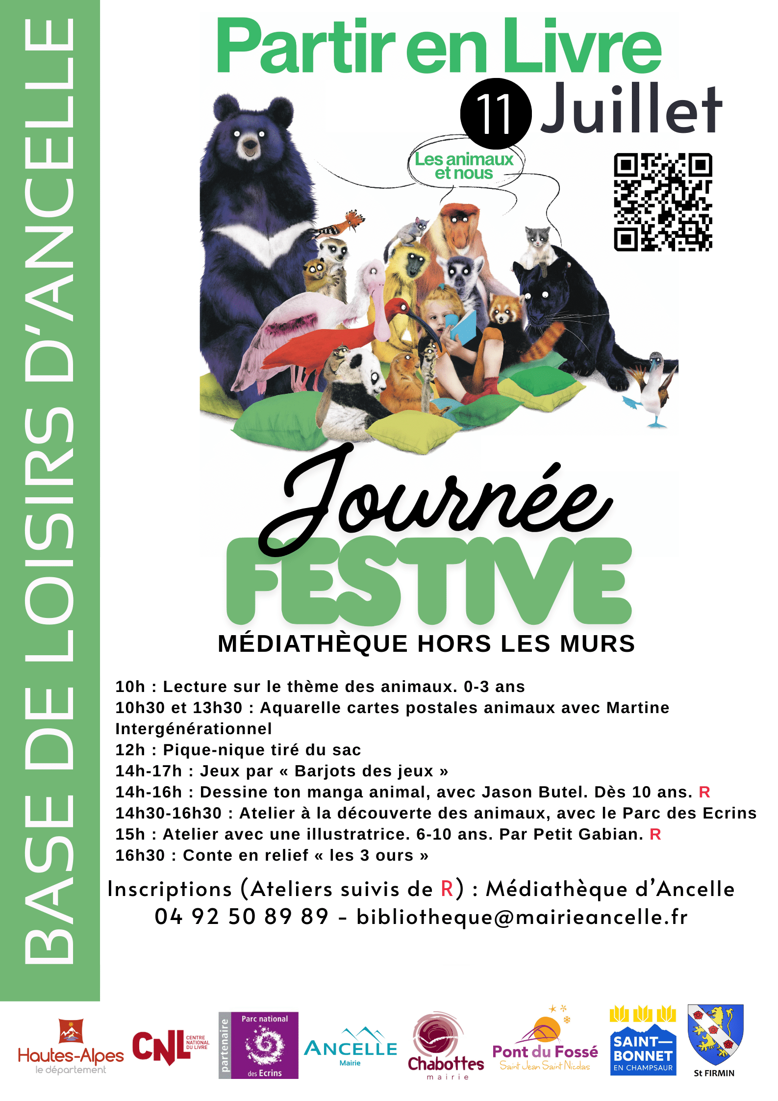 Journée festive, médiathèque hors les murs_Ancelle Ancelle Mairie Champsaur Valgaudemar Hautes Alpes Ancelle Station